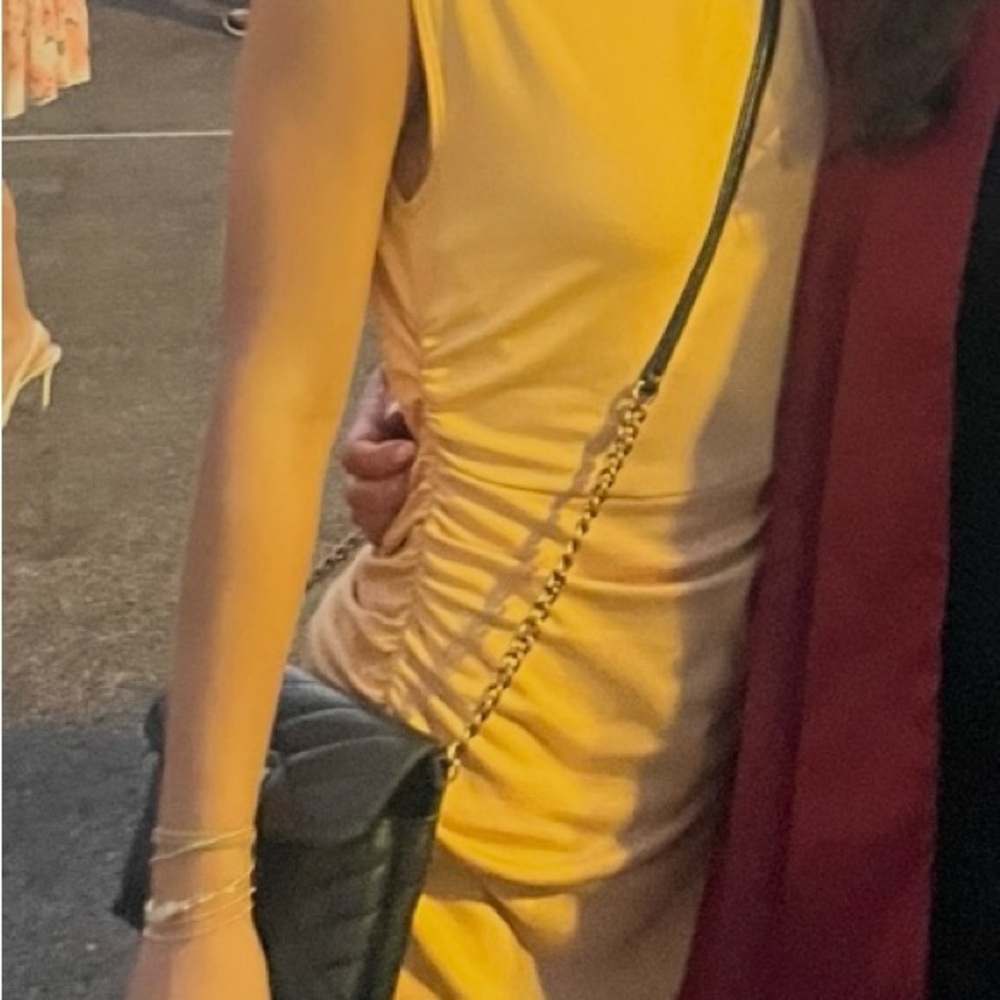 Aritzia Wilfred Yellow Dress